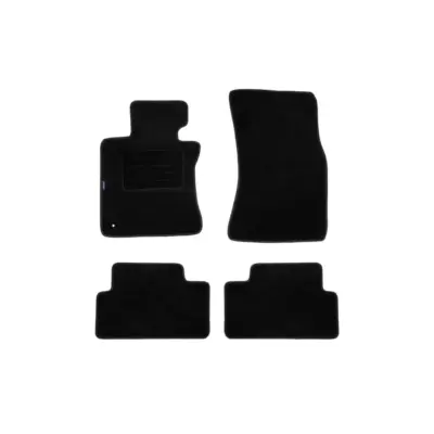 Tappetini Doppio Strato Neri Set 4 Pezzi per BMW Serie 6 E63 2004-2011