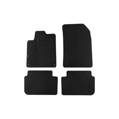 Tappetini Doppio Strato Neri Set 4 Pezzi per Peugeot 407 2004-2011
