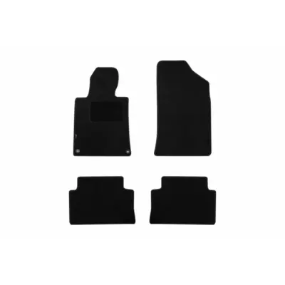 Tappetini Doppio Strato Neri Set 4 Pezzi per Peugeot 508 2011-2018
