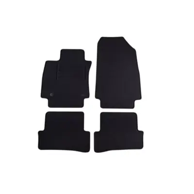 Tappetini Doppio Strato Neri Set 4 Pezzi per Renault Clio 2012-2019 Berlina 5