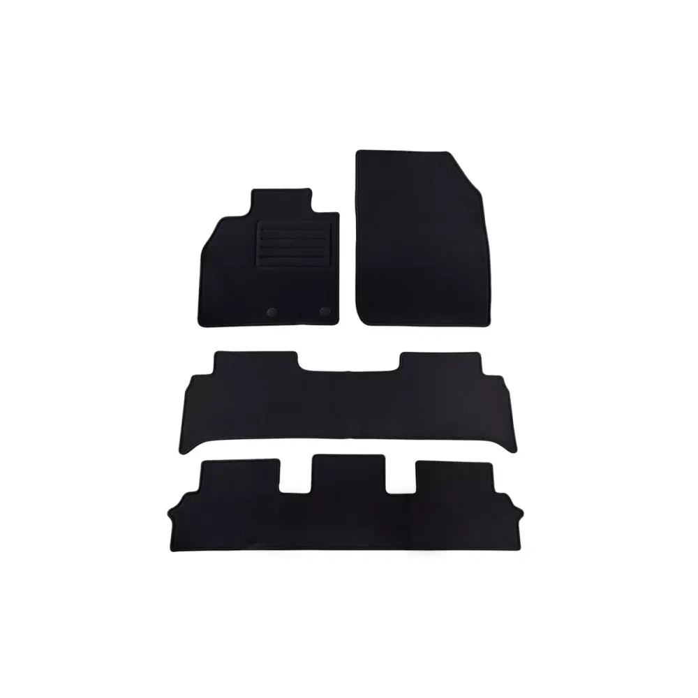 Tappetini Doppio Strato Neri Set 4 Pezzi per Renault Grand Scenic 2009-2016 7