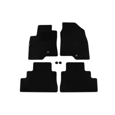 Tappetini Doppio Strato Nero Set 4 Pezzi per Chevrolet Captiva 2006-2015