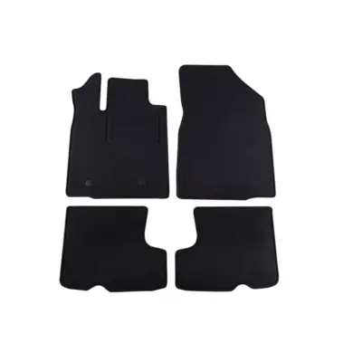 Tappetini Doppio Strato Nero Set 4 Pezzi per Dacia Sandero 2008-2012