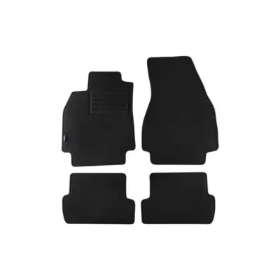 Tappetini Doppio Strato Nero Set 4 Pezzi per Renault Megane Berlina 5 Porte