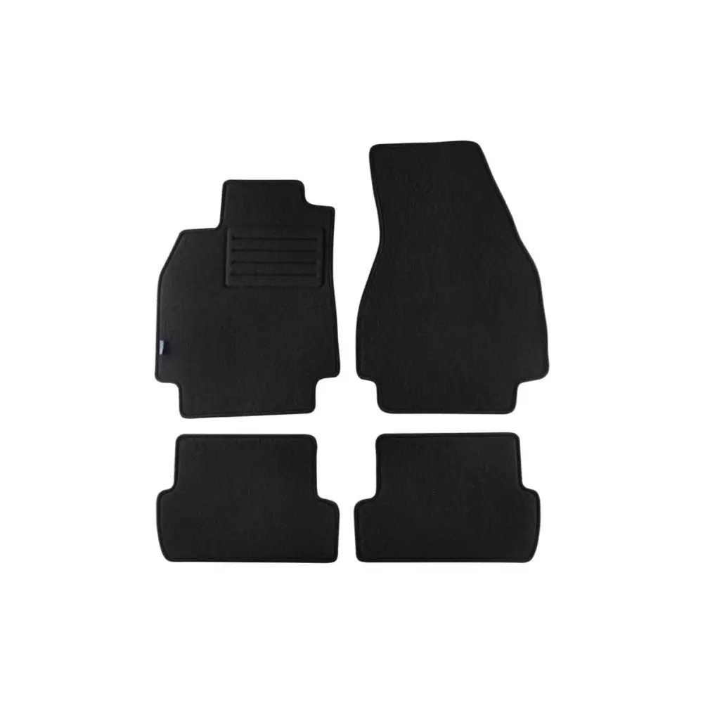 Tappetini Doppio Strato Nero Set 4 Pezzi per Renault Megane Berlina 5 Porte