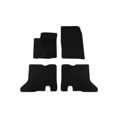 Tappetini Doppio Strato Nero Set 4 Pezzi per Suzuki Grand Vitara 1998-2005