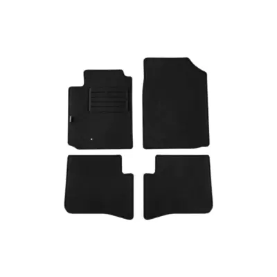 Tappetini Doppio Strato Nero Set 4 Pezzi per Toyota Yaris 1999-2005 5 Porte