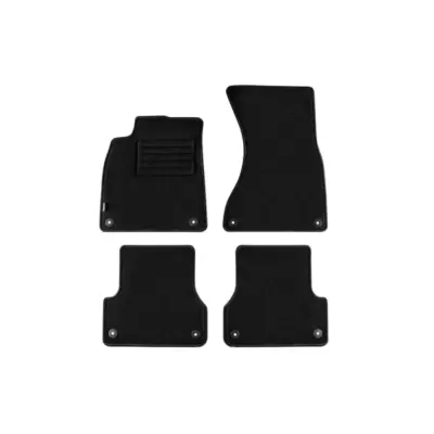 Tappetini Doppio Strato Rex Nero Set 4 Pezzi per Audi A6 2011-2018