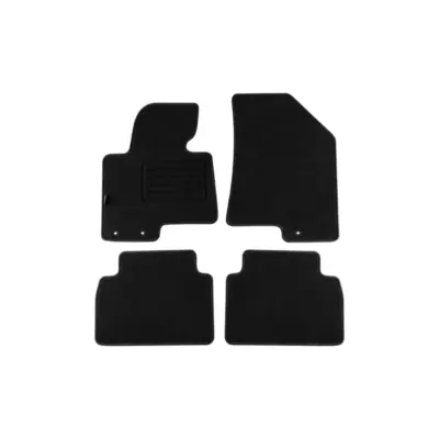 Tappetini Doppio Strato Rex Nero Set 4 Pezzi per Kia Sportage 2010-2015