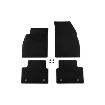 Tappetini Doppio Strato Rex Nero Set 4 Pezzi per Opel Insignia 2008-2013