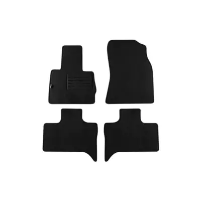 Tappetini Doppio Strato Rex Tessuto Nero Set 4 Pezzi per BMW X5 E53 2000-2007