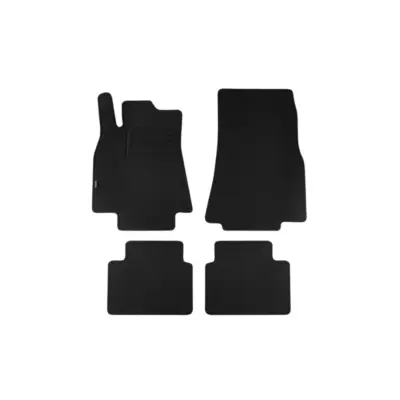 Tappetini Doppio Strato Set 4 Pezzi Neri per Mercedes Classe A W169 2004-2006