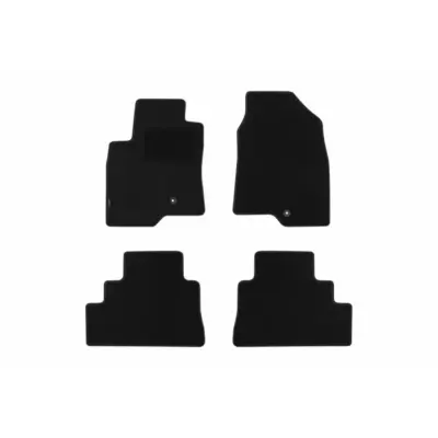 Tappetini Doppio Strato Tessuto Rex Set 4 Pezzi per Opel Antara 2006-2017 Nero