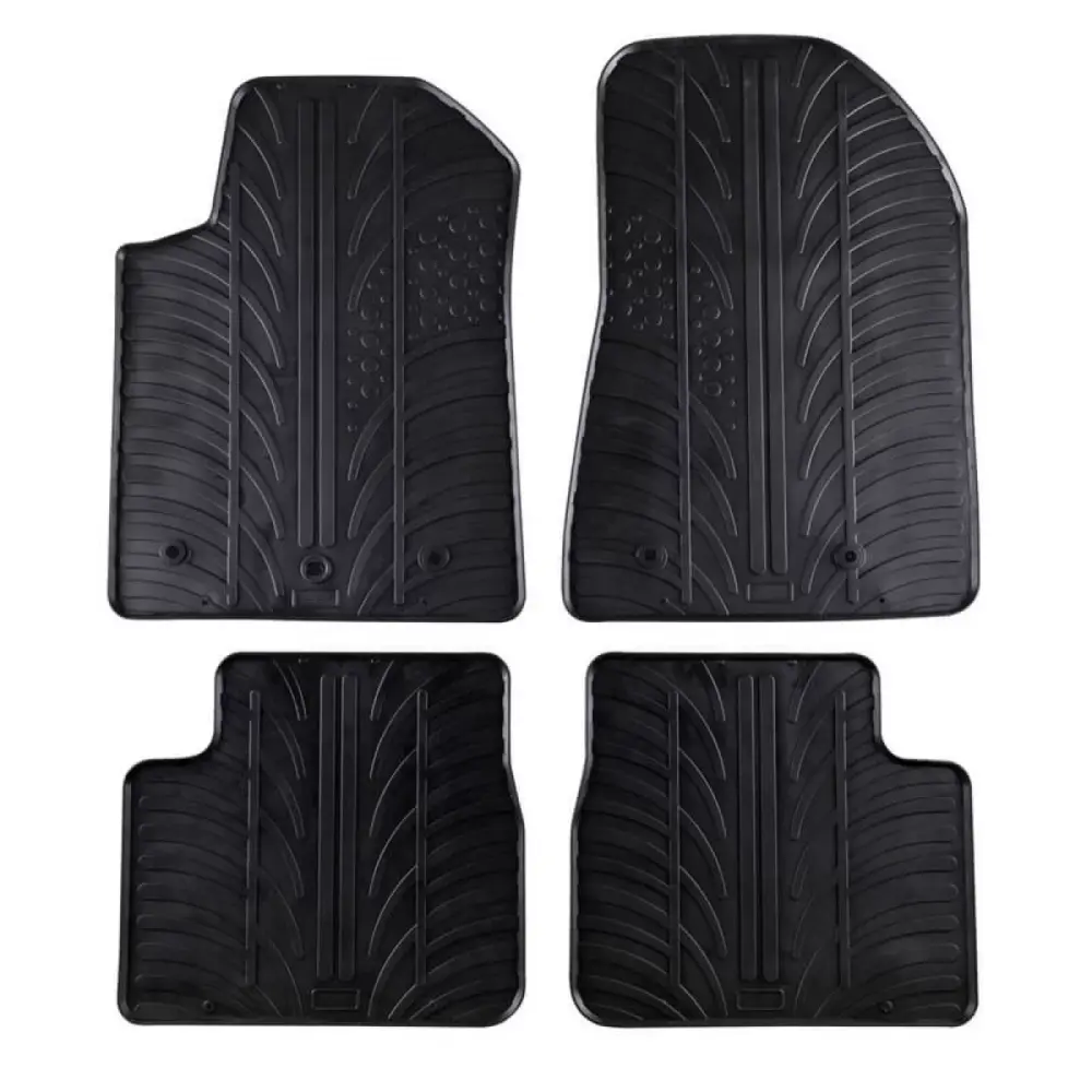 Tappetini Gomma 4 Pezzi Neri per Alfa Romeo Giulietta dal 2014