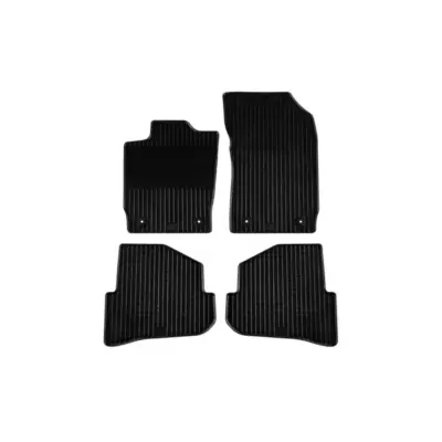 Tappetini Gomma 4 Pezzi Neri per Audi A1 2010-2018