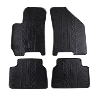 Tappetini Gomma 4 Pezzi Neri per Chevrolet Lacetti 2004-2007