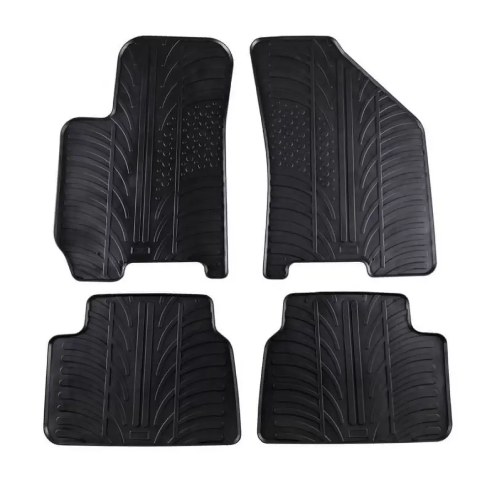 Tappetini Gomma 4 Pezzi Neri per Chevrolet Lacetti 2004-2007