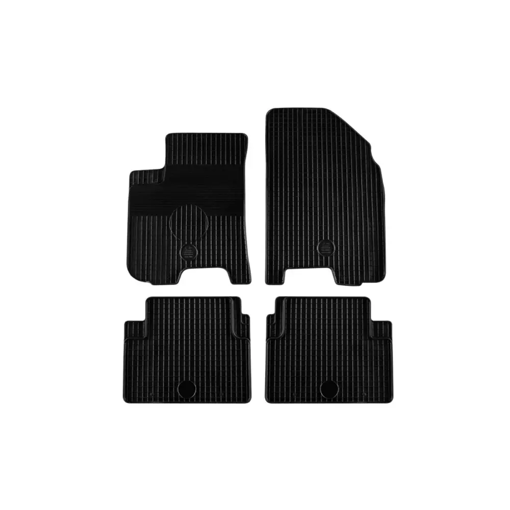 Tappetini Gomma 4 Pezzi Neri per Chevrolet Nubira 2003-2008