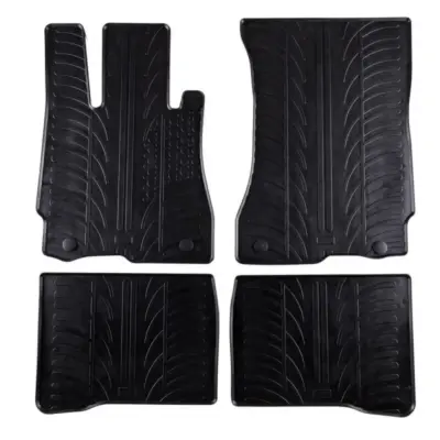 Tappetini Gomma 4 Pezzi Neri per Mercedes Classe S W221 2005-2013