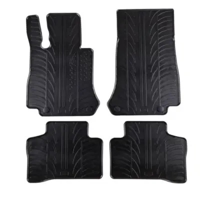 Tappetini Gomma 4 Pezzi Neri per Mercedes GLC X253 2015
