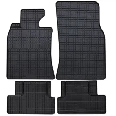 Tappetini Gomma 4 Pezzi Neri per Mini Cooper Mini One R55 R56 R57 R58 R59