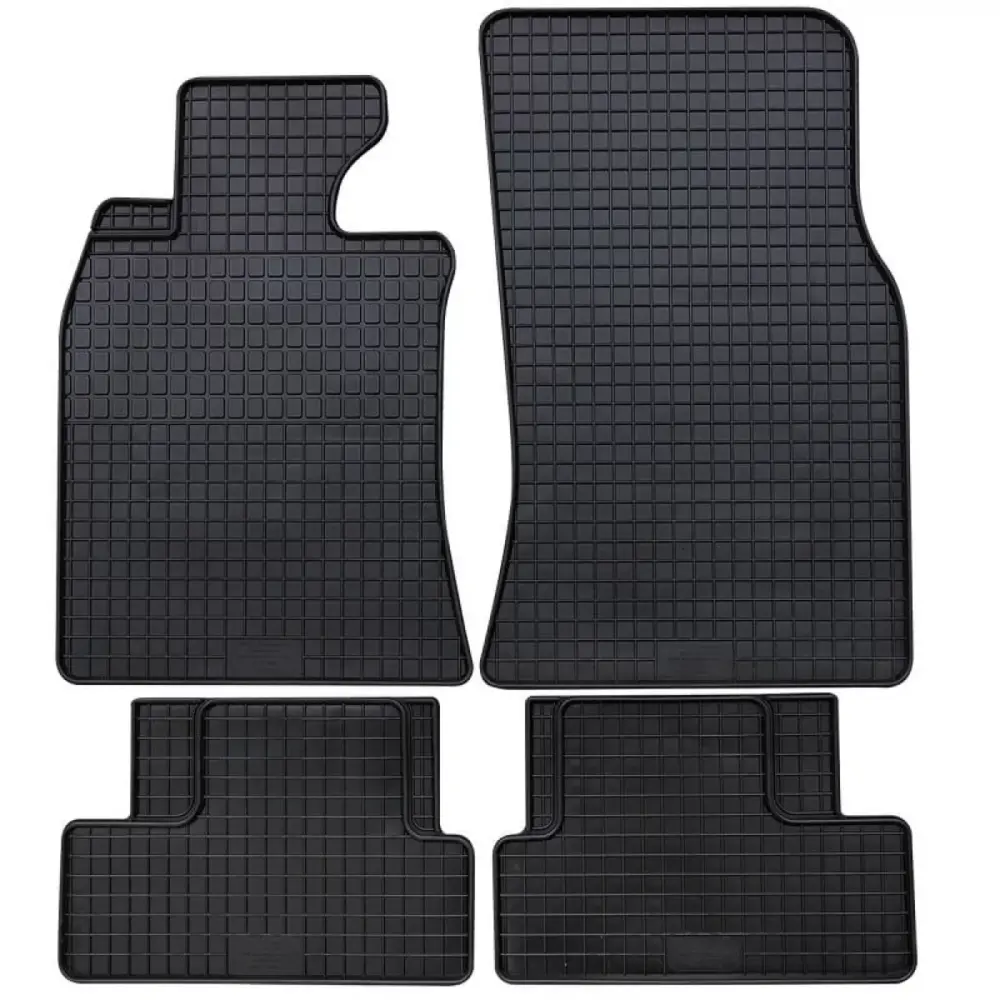 Tappetini Gomma 4 Pezzi Neri per Mini Cooper Mini One R55 R56 R57 R58 R59
