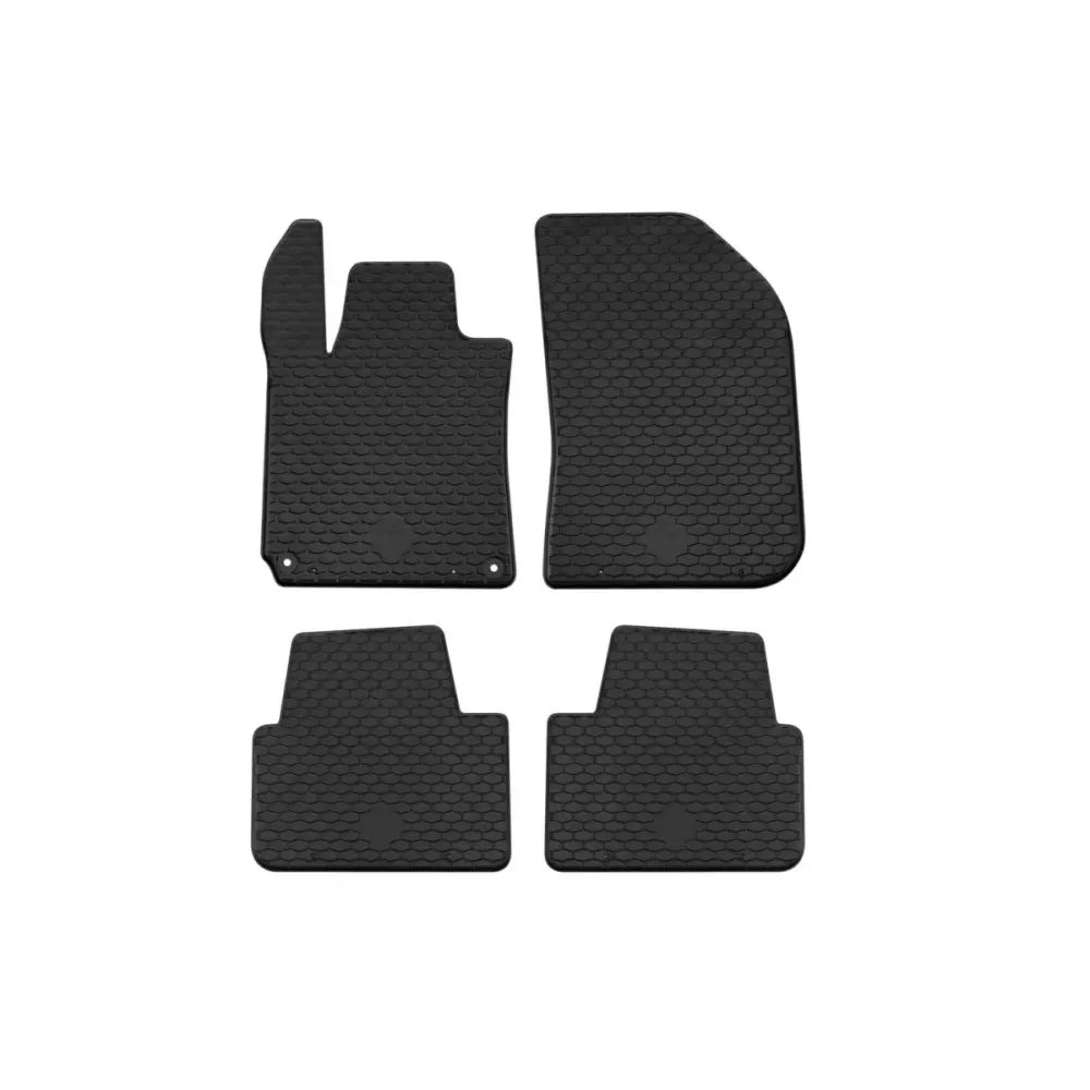 Tappetini Gomma 4 Pezzi Neri per Peugeot 308 Sw 2014-2021