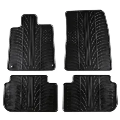 Tappetini Gomma 4 Pezzi Nero per Peugeot 407 2004-2011