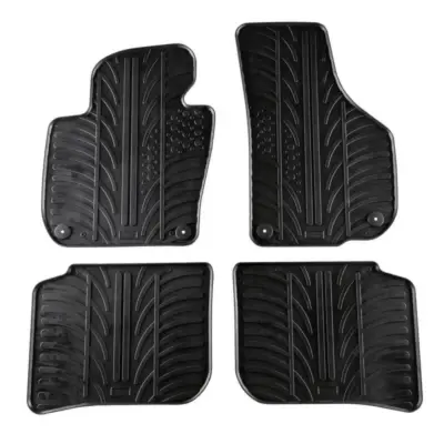 Tappetini Gomma 4 Pezzi Nero per Skoda Superb 3T 2009-2015