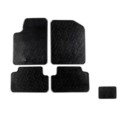 Tappetini Gomma 5 Pezzi Nero per Peugeot Partner 2002-2007