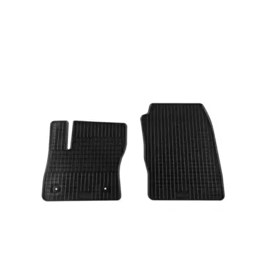 Tappetini Gomma Anteriori 2 Pezzi Neri per Ford Transit Connect 2014-2016