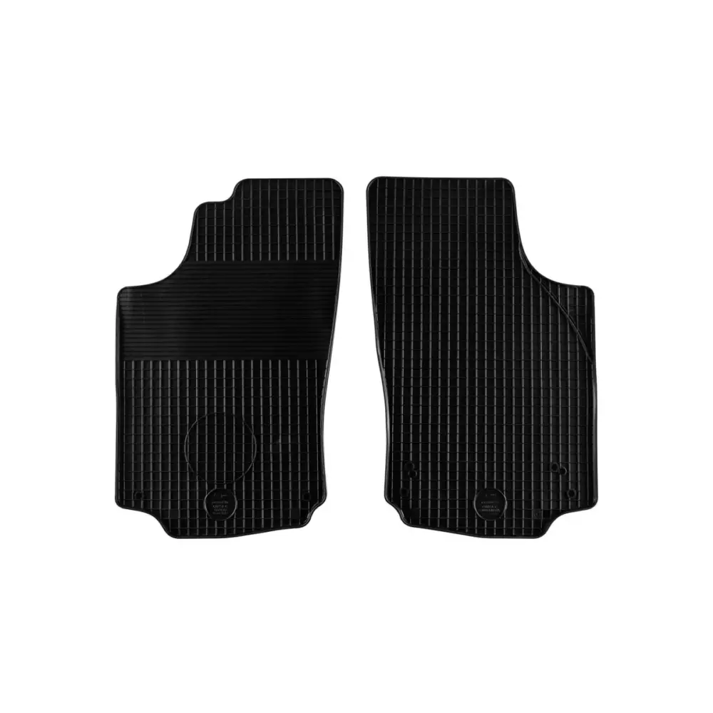 Tappetini Gomma Anteriori 2 Pezzi Neri per Opel Combo C 2001-2011