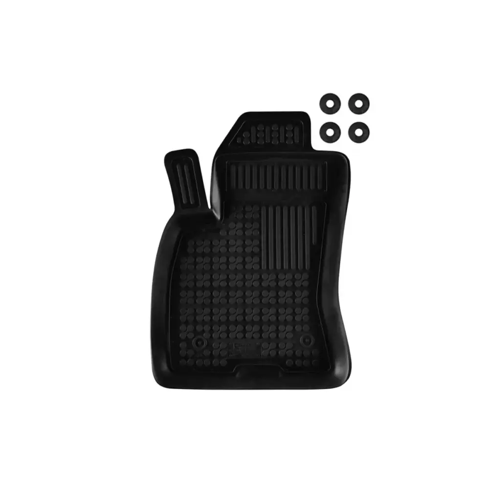 Tappetini Gomma Anteriori 2 Pezzi Neri per Opel Combo D 2011-2018