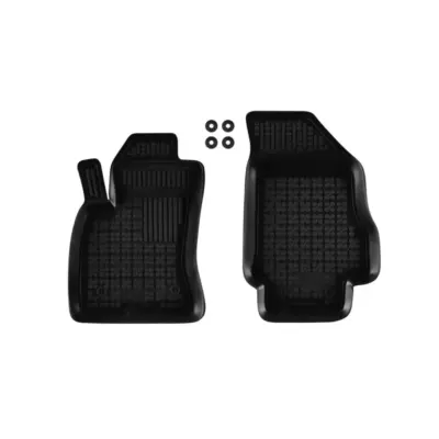 Tappetini Gomma Anteriori 2 Pezzi Neri per Opel Combo D 2011-2018