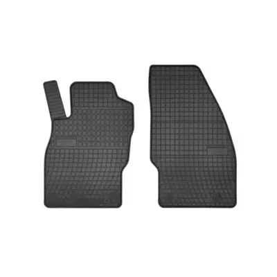 Tappetini Gomma Anteriori 2 Pezzi Neri per Opel Corsa Van 2014-2019