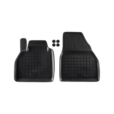 Tappetini Gomma Anteriori 2 Pezzi Nero per Renault Kangoo 2008-2021