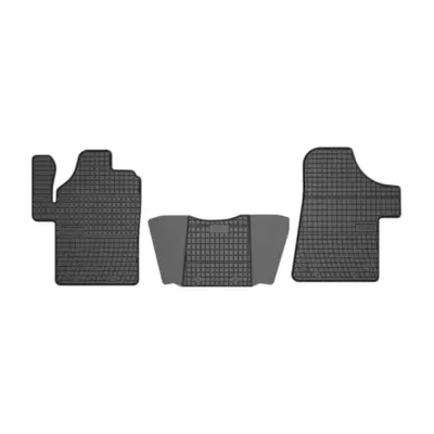 Tappetini Gomma Anteriori 3 Pezzi Neri per Mercedes Vito 2003-2014