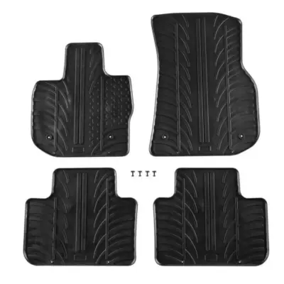 Tappetini Gomma Anteriori e Posteriori 4 Pezzi per BMW X3 G01 2017-2024 IX3 G08