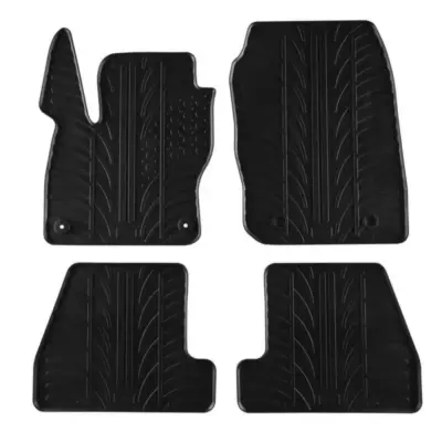 Tappetini Gomma Anteriori e Posteriori 4 Pezzi per Ford Focus 2011-2015 Berlina