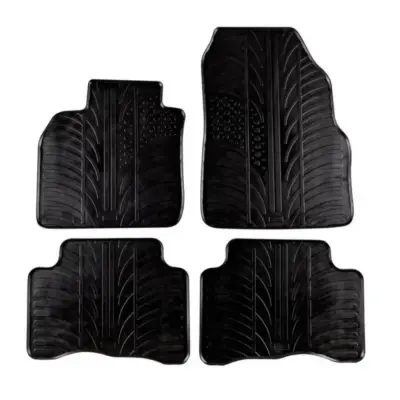 Tappetini Gomma Anteriori e Posteriori 4 Pezzi per Renault Scenic 2003-2009