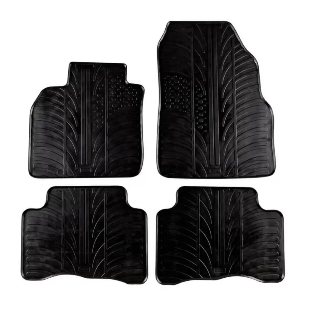 Tappetini Gomma Anteriori e Posteriori 4 Pezzi per Renault Scenic 2003-2009