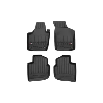 Tappetini Gomma Anteriori e Posteriori 4 Pezzi per Seat Toledo Iv 2013-2019