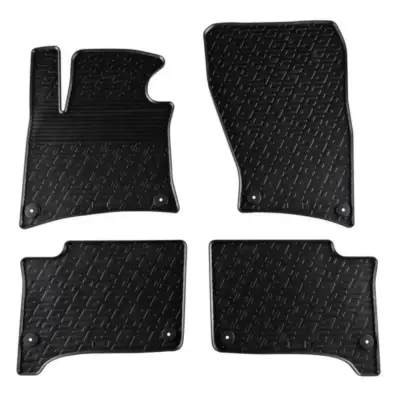Tappetini Gomma Anteriori e Posteriori 4 Pezzi per Volkswagen Touareg 2010-2018