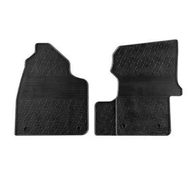 Tappetini Gomma Anteriori Neri 2 Pezzi per Mercedes Sprinter 2006-2018