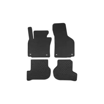 Tappetini Gomma Anteriori Posteriori 4 Pezzi per Volkswagen Golf 2003-2009