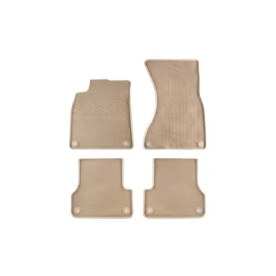 Tappetini Gomma Beige 4 Pezzi per Audi A6 C7 2011-2018 Audi A7 2010-2018