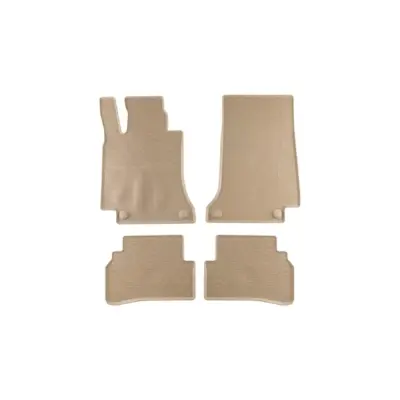 Tappetini Gomma Beige 4 Pezzi per Mercedes Classe C W205 2013-2020