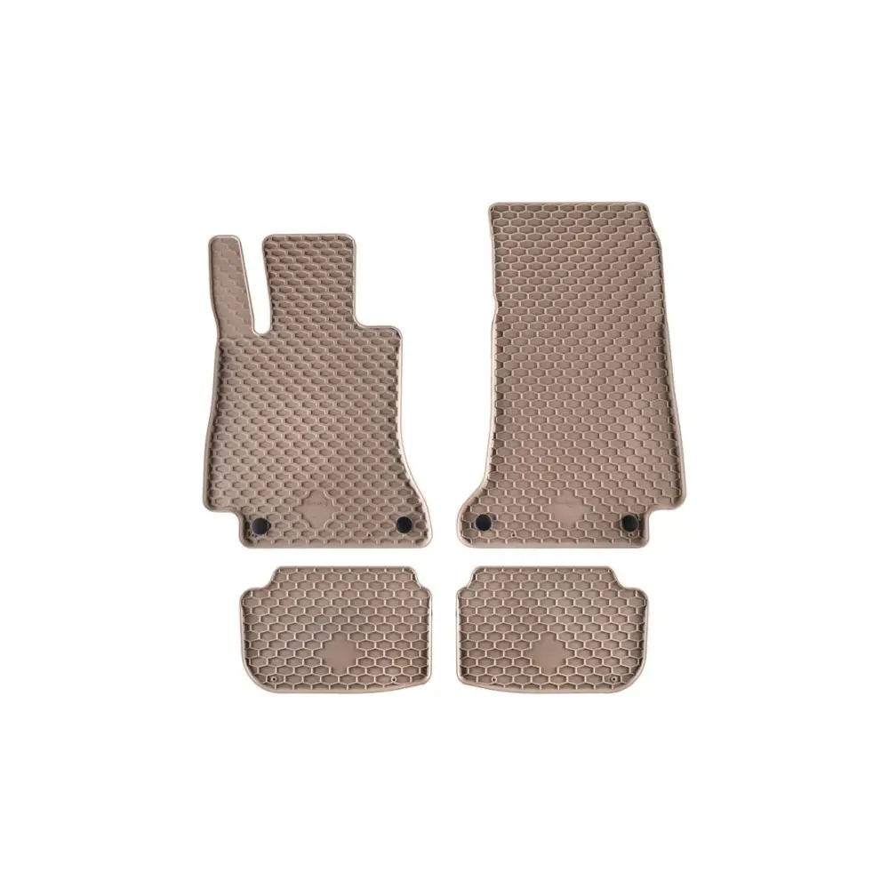 Tappetini Gomma Beige 4 Pezzi per Mercedes Classe E A238 dal 2017
