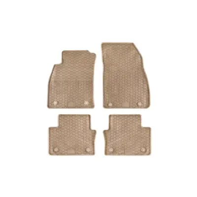 Tappetini Gomma Beige 4 Pezzi per Opel Insignia 2008-2017