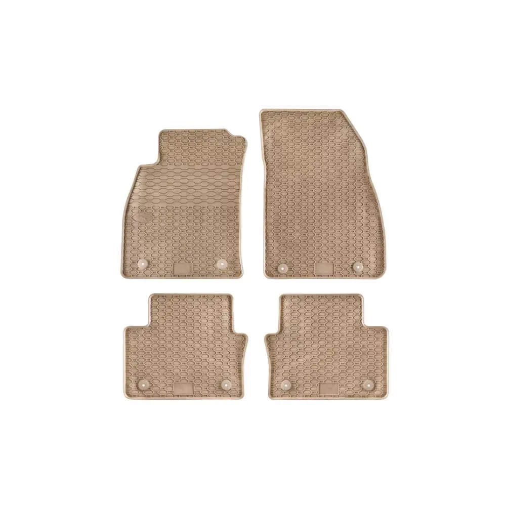 Tappetini Gomma Beige 4 Pezzi per Opel Insignia 2008-2017